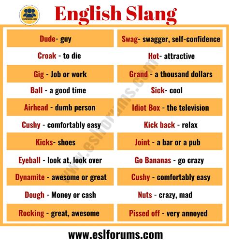 100 Slang